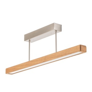 HerzBlut, HerzBlut Leonora LED-Deckenleuchte Eiche 85 cm, 
