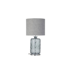 Ebb & Flow, EBB & FLOW Pillar Tischlampe, Marl grey/rauchgrau, 