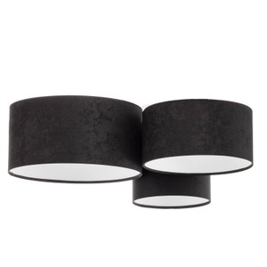 Maco Design, Deckenleuchte 080, dreiflammig, schwarz-weiß, 