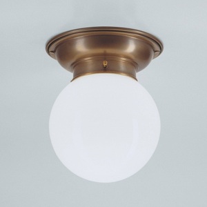 Berliner Messinglamp, Deckenleuchte Jim - handgefertigt, Deckenleuchte Jim - handgefertigt