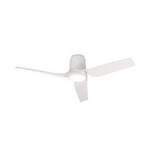 Mantra Iluminación, LED-Deckenventilator Ushuaia weiß DC leise Ø 134 cm CCT, LED-Deckenventilator Ushuaia weiß DC leise Ø 134 cm CCT
