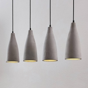 LINDBY, Lindby Beton-Pendellampe Sanne, vierflammig, 