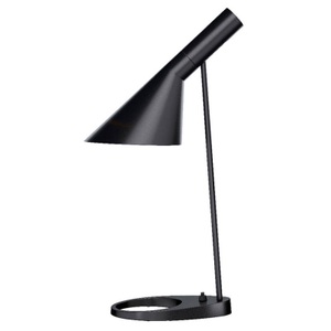 Louis Poulsen, Louis Poulsen - Tischleuchte AJ - schwarz - Metall - 21.5cm/35cm, Tischleuchte AJ metall schwarz / H 56 cm - Drehbar / Arne Jacobsen, 1957 - Louis Poulsen schwarz en metall