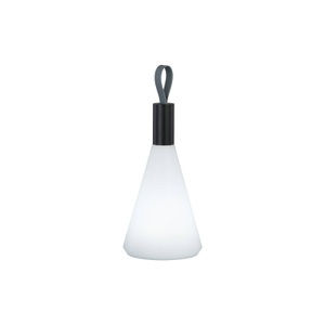 FH LIGHTING, LED-Akku-Tischlampe Prian, schwarz matt, LED-Akku-Tischlampe Prian, schwarz matt