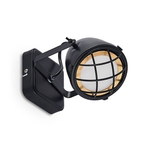 LINDBY, Lindby Biona LED-Deckenspot mit Goldring, 1-fl., 