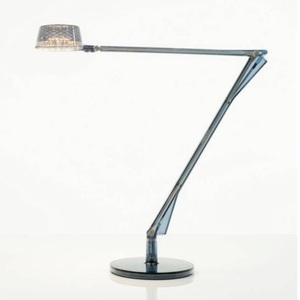 KARTELL, Kartell Aledin Dec - LED-Tischlampe, blau, Tischleuchte Aledin DEC LED plastikmaterial blau / LED - runder Diffusor - Kartell blau en plastikmaterial