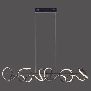 Paul Neuhaus, Design Hängelampe schwarz inkl. LED und Dimmer - Krisscross