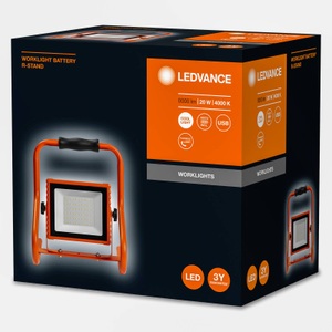 LEDVANCE, LEDVANCE WORKLIGHTS BATTERY 20W LED-Baustrahler 20 W 1600 lm Kaltweiß 4058075576490, LEDVANCE WORKLIGHTS BATTERY 20W LED-Baustrahler 20 W 1600 lm Kaltweiß 4058075576490