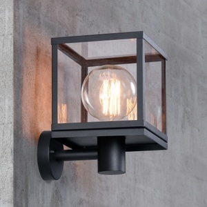 Nordlux, Nordlux Dalton 46901003 Außenwandleuchte EEK: abhängig v. Leuchtmittel (A++ - E) LED E27 40 W Schwarz, 