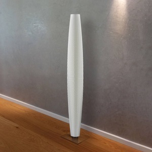 Tagwerk, LED-Stehleuchte Flechtwerk Pur 110 weiß 130 cm, 