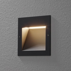 BEGA, BEGA 24203 LED-Wandeinbau 3.000K dimmbar grafit, 