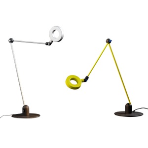 Martinelli Luce, L'amica LED Tischleuchte - Martinelli Luce grau en metall, Tischleuchte L'amica LED metall grau - Martinelli Luce grau en metall