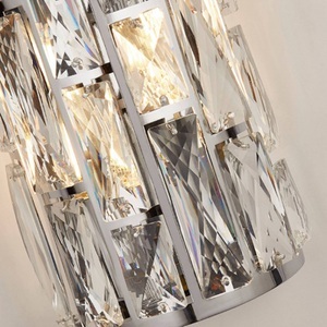 Searchlight, Wandleuchte Bijou mit Kristallen, Wandleuchte Bijou mit Kristallen, chrom