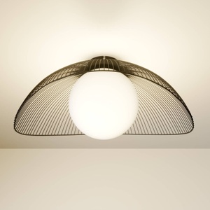 LINDBY, Lindby Fabronia Deckenleuchte, Gitter, Glaskugel, Lindby Fabronia Deckenleuchte, Gitter, Glaskugel