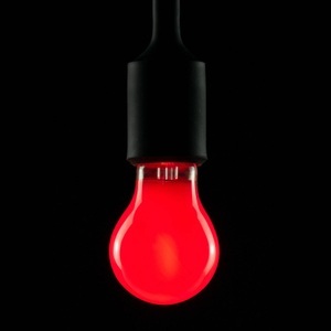 SEGULA, E27 2W LED-Glühlampe rot dimmbar, LED-Leuchtmittel, rot, E27, 2 W, dimmbar