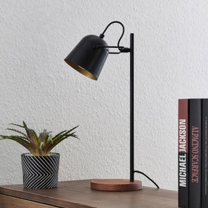 LINDBY, Lindby Adalin Tischleuchte, schwarz, 