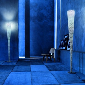 Foscarini, Foscarini-Mite LED-Bodenleuchte, Schwarz, Stehleuchte Mite LED plastikmaterial schwarz / H 185 cm - Foscarini schwarz en plastikmaterial