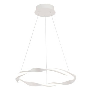 Mantra, LED-Hängeleuchte Madagascar, sandweiß, Ø 51 cm, 