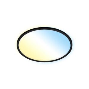 Briloner, LED-Deckenlampe Slim, smart, dimmbar, CCT, rund, Briloner Led-paneel , 7059-015 CCT B Smart , 2.5 cm , Smartphone-Steuerung, Timerfunktion, Farbtemperaturwechsler , 004385037801