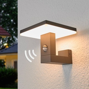 Lampenwelt.com, Bewegungsmelder-Außenwandleuchte Olesia mit LED, Bewegungsmelder-Außenwandleuchte Olesia mit LED