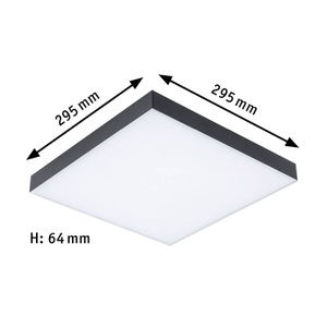 Paulmann, Paulmann Velora Rainbow 79907 LED-Deckenleuchte Warmweiß Schwarz, Paulmann Velora Rainbow 79907 LED-Deckenleuchte 13.20 W Warmweiß Schwarz