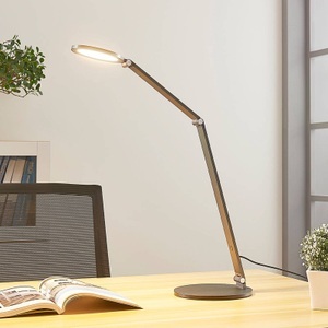 Lampenwelt.com, LED-Schreibtischlampe Mion mit Dimmer, LED-Schreibtischlampe Mion mit Dimmer