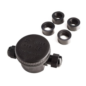 Deko-Light, Outdoor-2-fach-Verteiler rund für Kabel 5-12mm, Outdoor-2-fach-Verteiler rund für Kabel 5-12mm