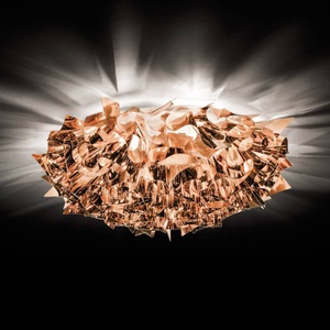 SLAMP, Slamp Veli Copper Wand- und Deckenleuchte, Slamp Veli Design-Deckenleuchte, Ø 53cm, kupfer