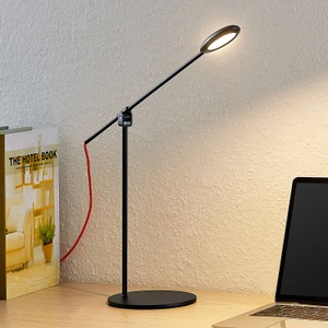 PRIOS, Prios Ihario LED-Tischleuchte CCT dimmbar, schwarz, Prios Ihario LED-Tischleuchte CCT dimmbar, schwarz