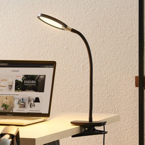 LINDBY, Lindby Binera LED-Klemmleuchte mit Dimmfunktion, Lindby Binera LED-Klemmleuchte mit Dimmfunktion
