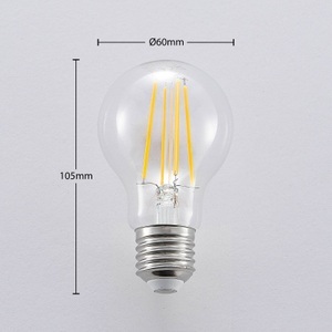 ARCCHIO, LED-Lampe E27 A60 6,5W 2.700K klar 3-Step-Dimmer, LED-Lampe E27 A60 6,5W 2.700K klar 3-Step-Dimmer