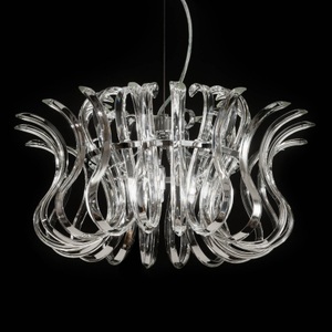 Mettallux, Durchmesser 50 cm - Glas-Hängeleuchte Wave, Durchmesser 50 cm - Glas-Hängeleuchte Wave