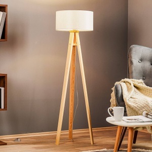 Maco Design, Dreibeinige Stehleuchte Rena mit bedrucktem Schirm, 