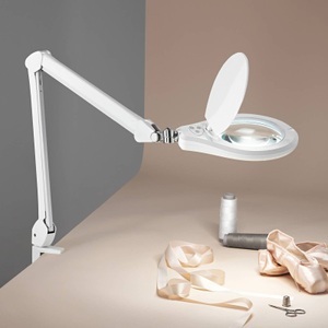 Perenz, LED-Lupen-Klemmleuchte Close, dimmbar, 