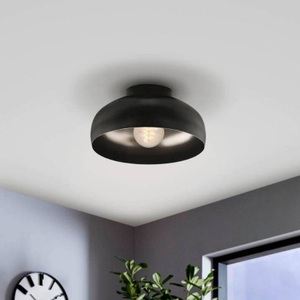 Eglo, EGLO Mogano 2 Deckenleuchte, Ø28cm, schwarz, Eglo Deckenlampe Mogano 2