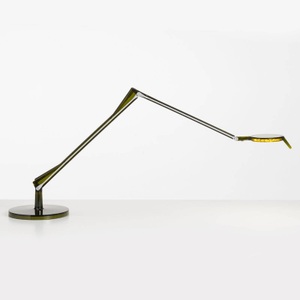 KARTELL, Kartell Aledin Tec Tischleuchte grün, Tischleuchte Aledin TEC LED plastikmaterial grün / LED - flacher Diffusor - Kartell grün en plastikmaterial