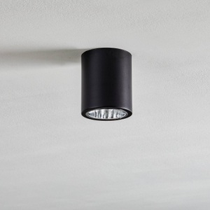 LUMINEX, Deckenspot Downlight round in Schwarz, Ø 11 cm, 