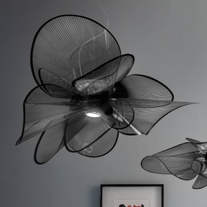 SLAMP, Slamp La Belle Étoile LED-Hängelampe schwarz Ø90cm, SLAMP - Hängeleuchte LA BELLE ÉTOILE - schwarz - Mischmaterial - 55 cm