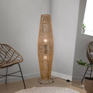 Reality Leuchten, Stehleuchte Miki, braun, Höhe 103 cm, Papier, Lampada a stelo Nikki