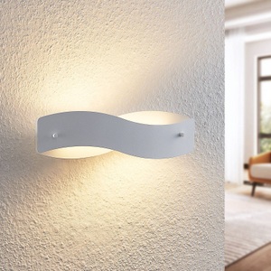 ARCCHIO, Arcchio Shana LED-Wandlampe, weiß, 