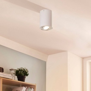 Lampenwelt.com, Zuzana - Alu-Wandleuchte mit G9-LED-Lampe, Arcchio Deckenspot Jolina, rund, weiß, Aluminium
