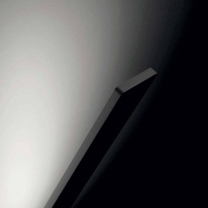 STILNOVO, Stilnovo LED-Wandleuchte Lama, 3.000 K, schwarz, Stilnovo LED-Wandleuchte Lama, 3.000 K, schwarz