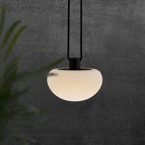 Nordlux, LED-Dekorationsleuchte Sponge pendant mit Akku, Nordlux Sponge Pendellampe Schwarz / Weiss