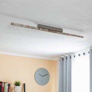 quitani, Quitani Zino LED-Deckenleuchte Schiefer gold 38W, Quitani Zino LED-Deckenleuchte Schiefer gold 38W