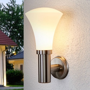 Lampenwelt.com, Ansprechende Wandlampe Juliane für außen, 