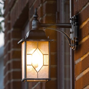 Konstmide, Außenwandleuchte Milano, Laternenform hängend, Konstsmide Milano 7248-759 Außenwandleuchte Energiesparlampe, LED E27 75 W Schwarz, Silber