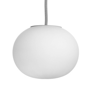Flos, Flos - Hängeleuchte GLO-BALL - Glas - weiss - 11.2/11.2/8.5 cm, Pendelleuchte Mini Glo-Ball S glas weiß - Flos weiß en glas