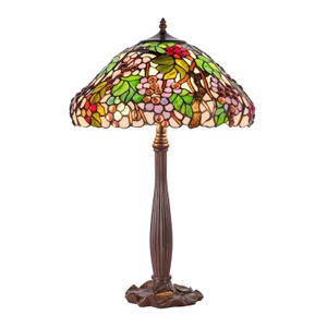 Artistar, Tischleuchte Elaine im Tiffany-Stil, Höhe 64 cm, 