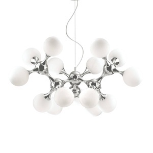 Ideallux, Hängeleuchte Nodi Bianco Ø 105 cm, Hängeleuchte Nodi Bianco Ø 105 cm