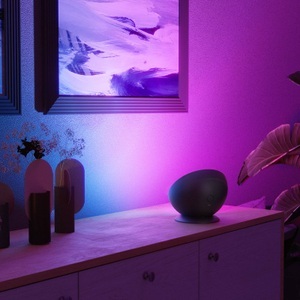 HAMA, LED-Tischleuchte WLAN, rund, smart, RGBW, dimmbar, Hama LED-Tischleuchte WLAN, rund, smart, RGBW, dimmbar